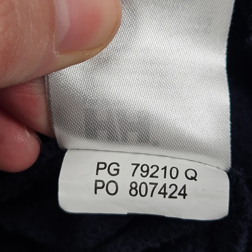 Helly Hansen Sweatshirt Mens 2XL Blue‎ Work Wear 1/4 Zip Fleece Lined Logo - Picture 9 of 10
